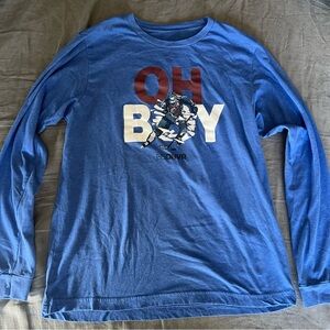 Colorado Avalanche NHL Fandom Game day ready, Men’s Long Sleeve t-shirt L - Blue